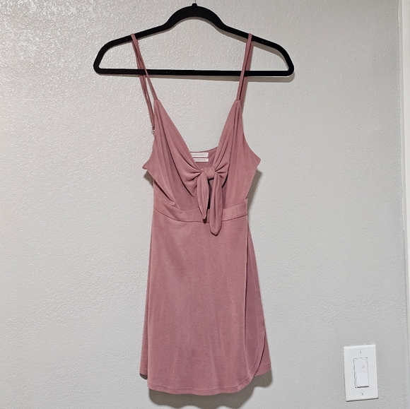 Urban Outfitters Pants - Urban Outfitters Pink Tie-Front Romper